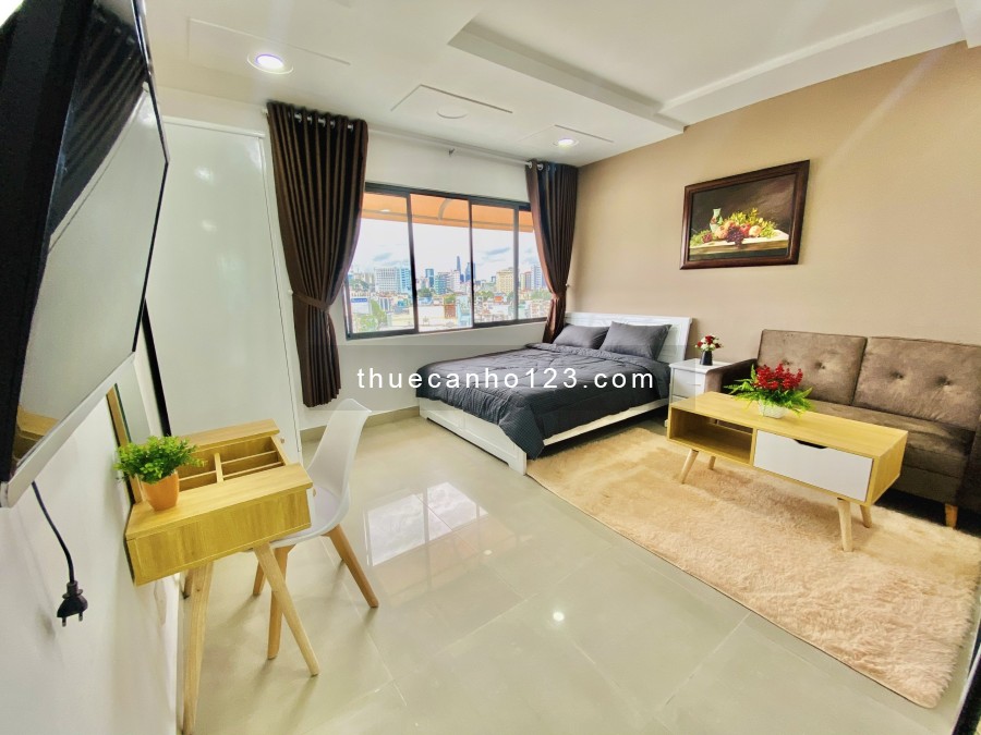 Căn hộ 1 phòng ngủ siêu rộng đầy đủ nội thất view cao tầng giá ưu đãi