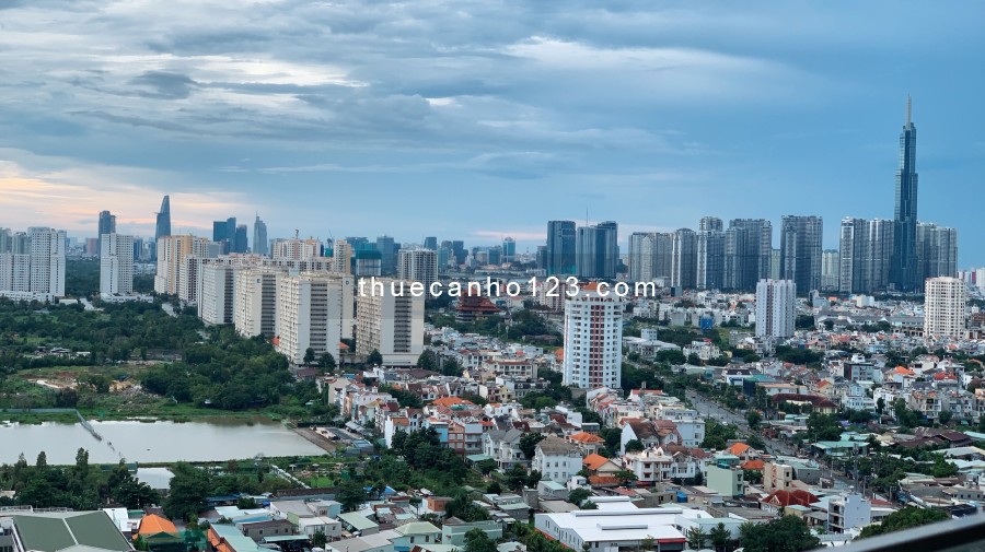 Cho thuê Centana 97m2 3PN căn góc view Landmark 81