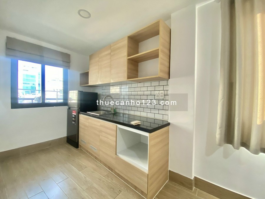 Căn hộ 1PN riêng, bếp riêng, 32m2, Full nội thất, bếp từ gần sát Lotte Quận 7