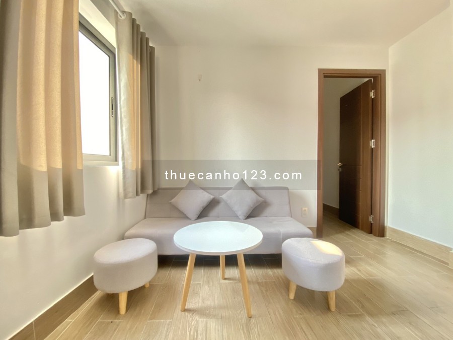 Căn hộ 1PN riêng, bếp riêng, 32m2, Full nội thất, bếp từ gần sát Lotte Quận 7