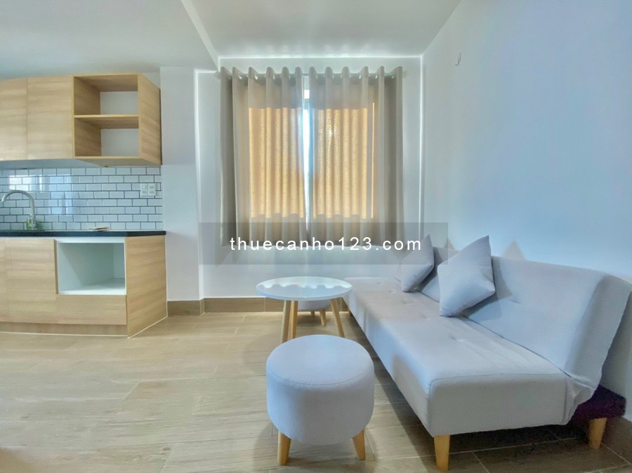 Căn hộ 1PN riêng, bếp riêng, 32m2, Full nội thất, bếp từ gần sát Lotte Quận 7