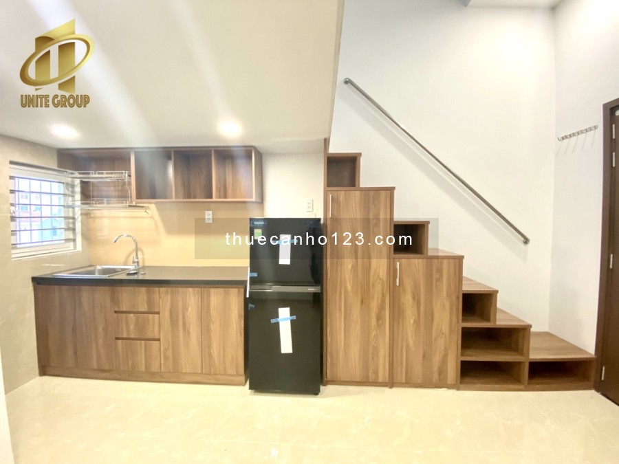 Căn hộ full nt gác cao cho thuê, gần UFM cầu Tân Thuận, NTTU