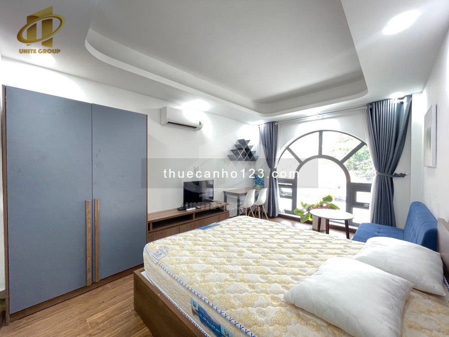 Cho thuê căn hộ dịch vụ new 100%, Full nội thất, gần chợ Tân Định Quận 3