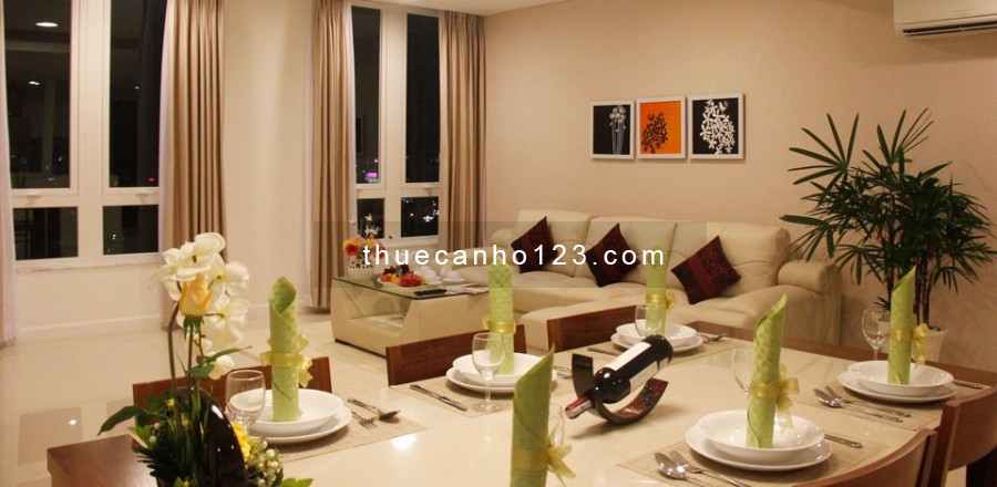 Cho thuê căn hộ An Phú Plaza 3 phòng ngủ / 3WC full tiện nghi cao cấp 48 Triệu Tel 0942811343