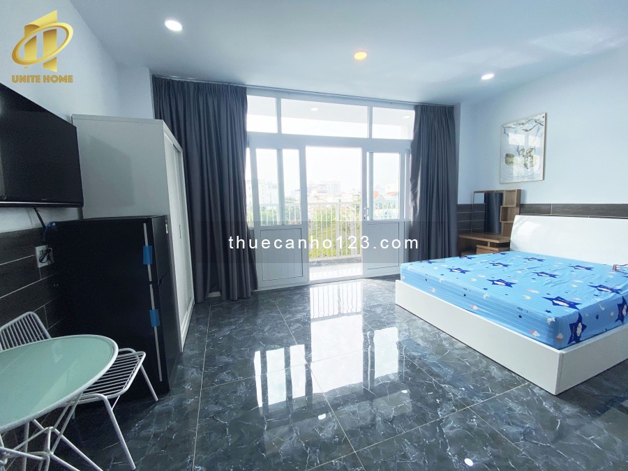 Studio ban công full nội thất tại chợ Tân Quy Lotte Sunrise Cầu Kênh Tẻ, Quận 4