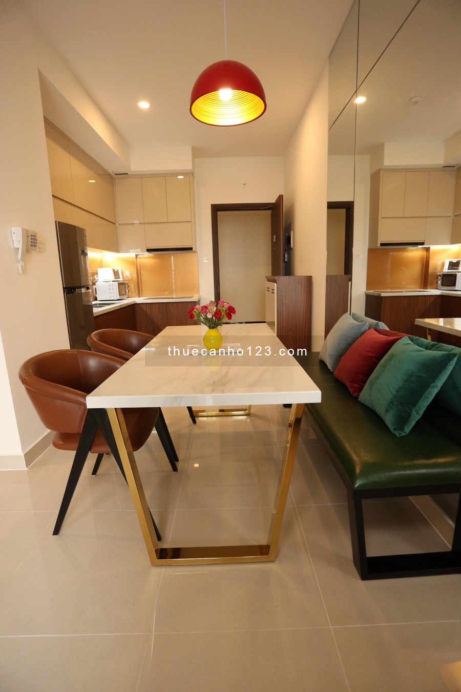 Chuyên Cho Thuê Căn Hộ Chung Cư Q2, The Sun Avenue, 2pn, đẹp, giá chỉ 14tr