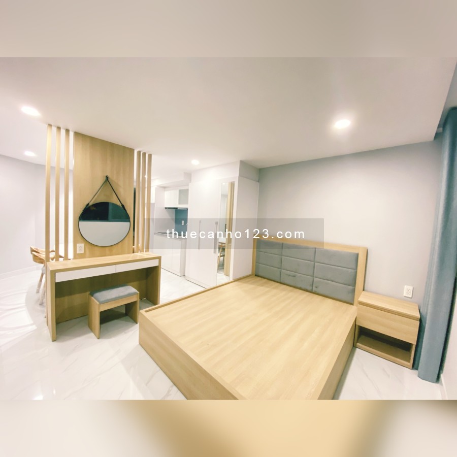 Căn hộ mới khai trương Chu Văn An Bình Thạnh cửa sổ ban công 45m2 penthouse