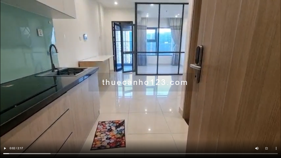 Cho thuê studio bếp rèm chung cư Vinhomes Grand Park