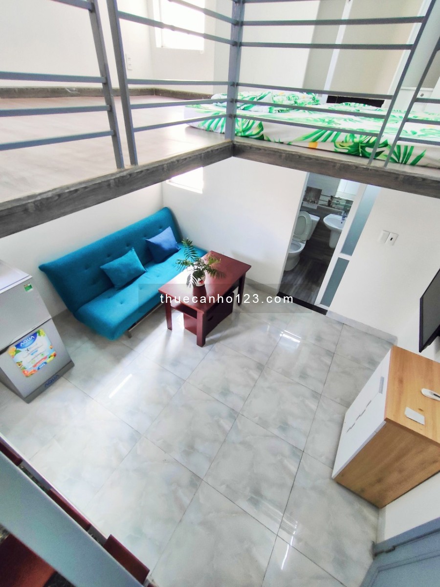 Duplex Full NT, cửa sổ, máy giặt riêng, gần KCX Tân Thuận, UFM