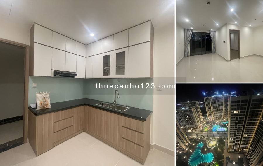 Cho thuê căn hộ chung cư căn 1PN+ bếp rèm có 2 máy lạnh view hồ bơi đẹp ở Vinhome Grand Park quận 9