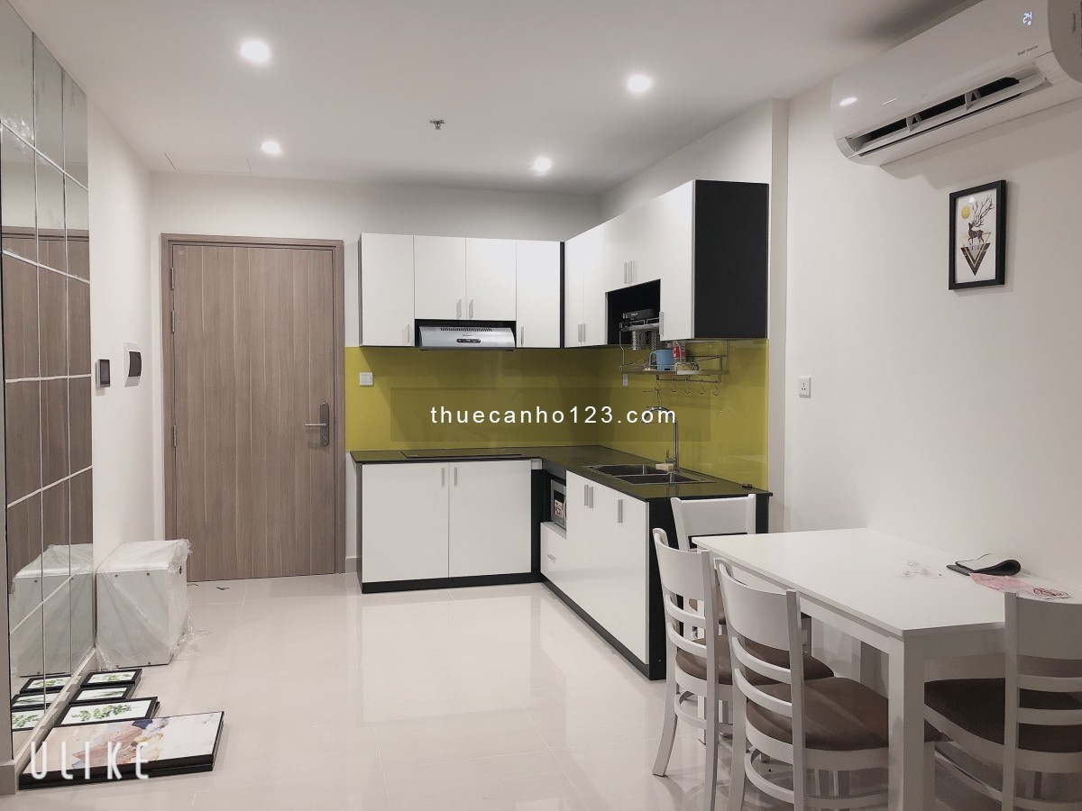 Cho thuê căn 2PN1WC full hết nội thất căn hộ chỉ cần xách vali vô ở Vinhome Grand Park quận 9