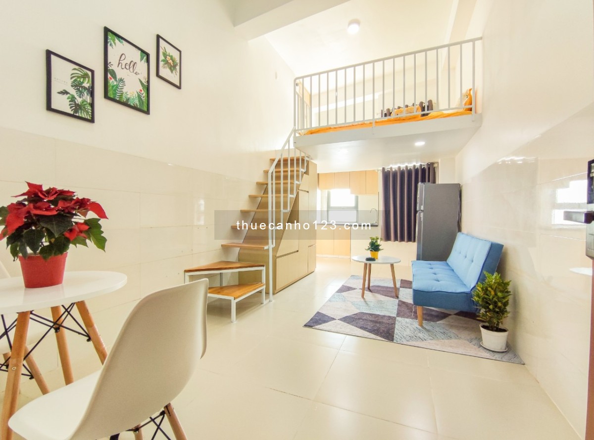 Căn hộ Duplex Tân Bình - Full nội thất - Gác Cao 1m9 a Rộng 45m2 - Cửa Sổ - giá Siêu Ưu Đãi