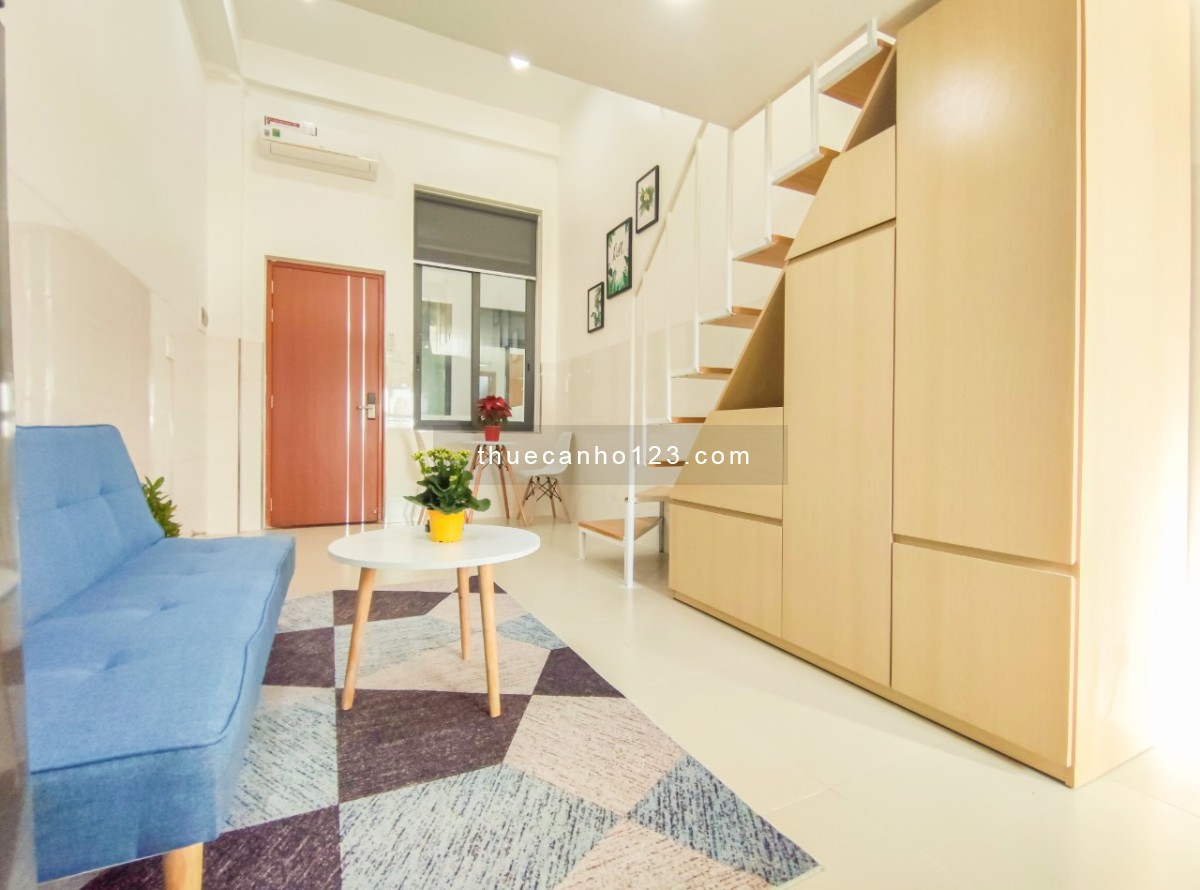 Căn hộ Duplex Tân Bình - Full nội thất - Gác Cao 1m9 a Rộng 45m2 - Cửa Sổ - giá Siêu Ưu Đãi