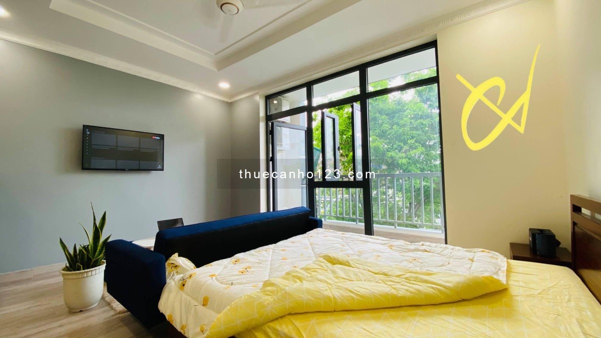 Cho thuê căn hộ full nội thất 30m2 bancol lớn, đường Nguyễn Văn Thương