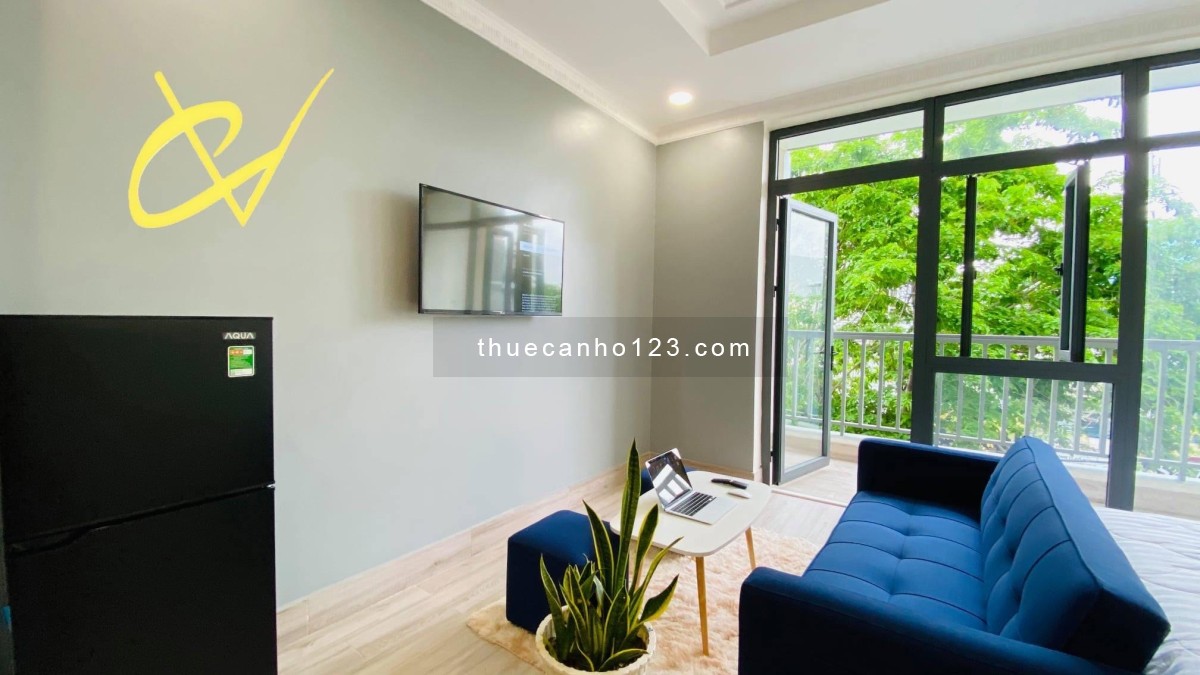 Cho thuê căn hộ full nội thất 30m2 bancol lớn, đường Nguyễn Văn Thương