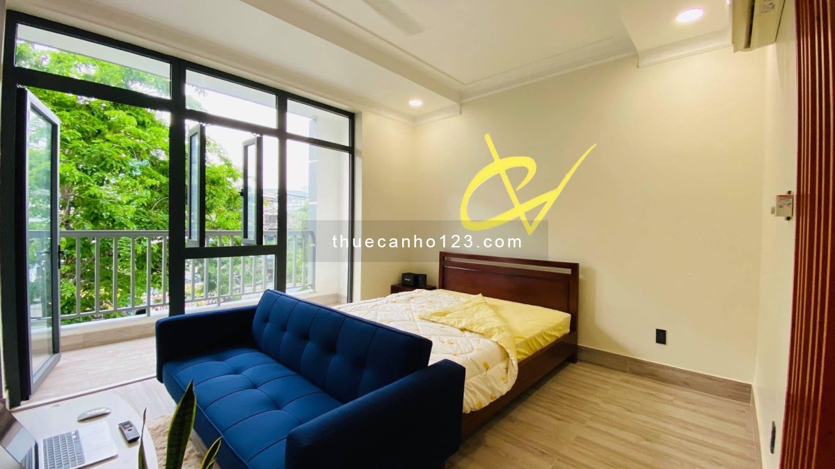 Cho thuê căn hộ full nội thất 30m2 bancol lớn, đường Nguyễn Văn Thương