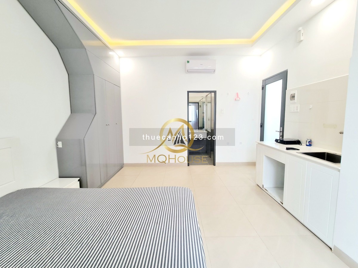 Căn hộ dịch vụ Studio/1PN Full nội thất - Cửa sổ thoáng - LH: 0374401929 Dt 30m2 kế Cầu Sài Gòn