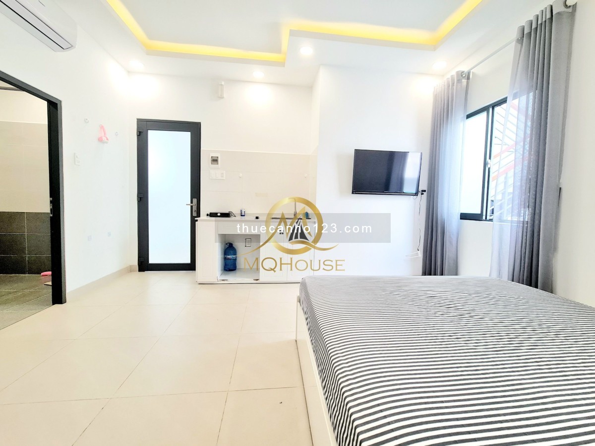 Căn hộ dịch vụ Studio/1PN Full nội thất - Cửa sổ thoáng - LH: 0374401929 Dt 30m2 kế Cầu Sài Gòn