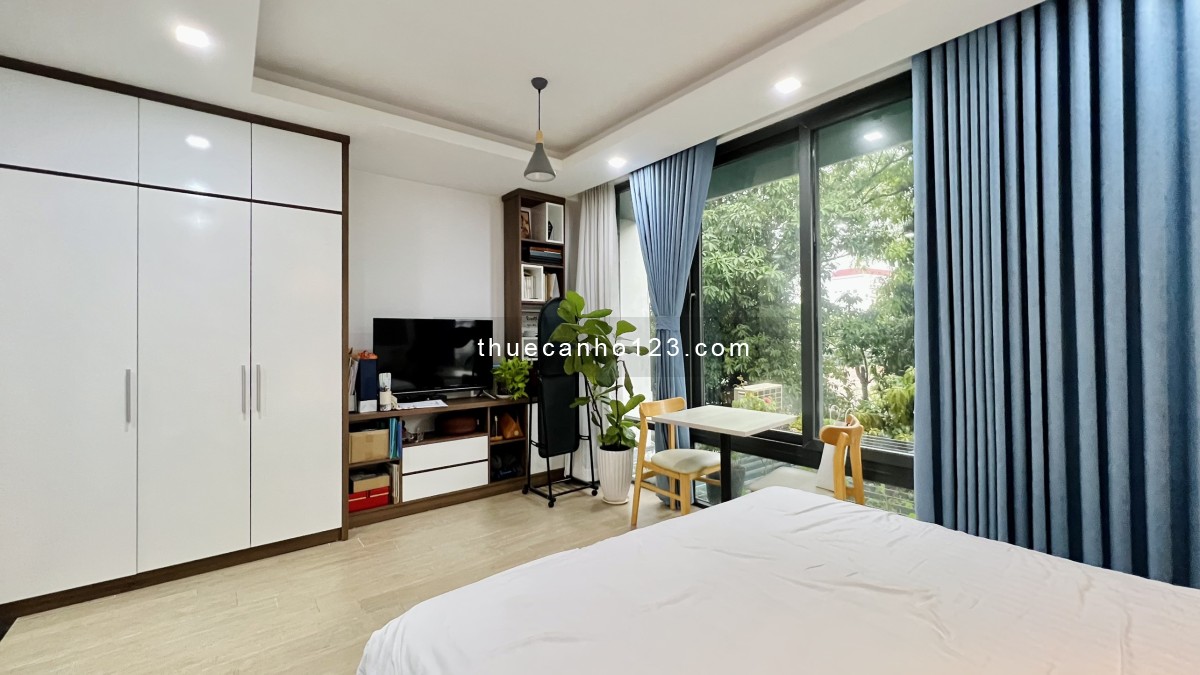 Căn hộ studio Q2 cho thuê 35 m2 Kính Tràn siêu thoáng | bếp phòng ngủ tách biệt gần đường Thảo Điền