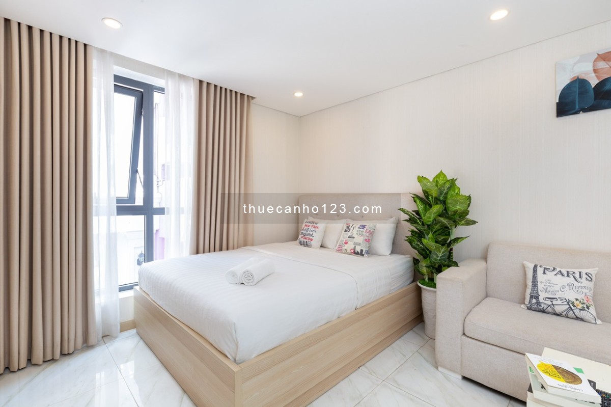 Cho thuê căn hộ Studio Siêu Xinh ngay Chợ Tân Định - Quận 1 Full NT - Bao Phí quản lý