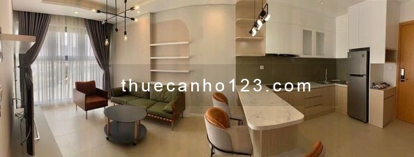 Cho thuê 1PN Đảo Kim Cương 55m2, view sông, giá 17tr/th