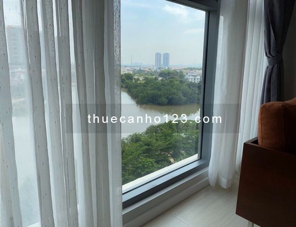 Cho thuê 1PN Đảo Kim Cương 55m2, view sông, giá 17tr/th
