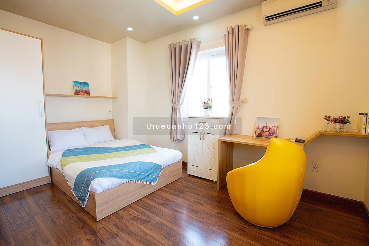 Cho thuê căn hộ co cấp gần chợ Tân Định, Full nội thất tiện ích