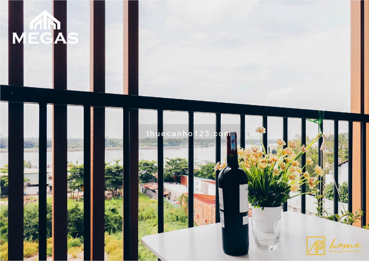 Căn hộ Studio ban công view sông thoáng/ đầy đủ tiện nghi gần Masteri An Phú
