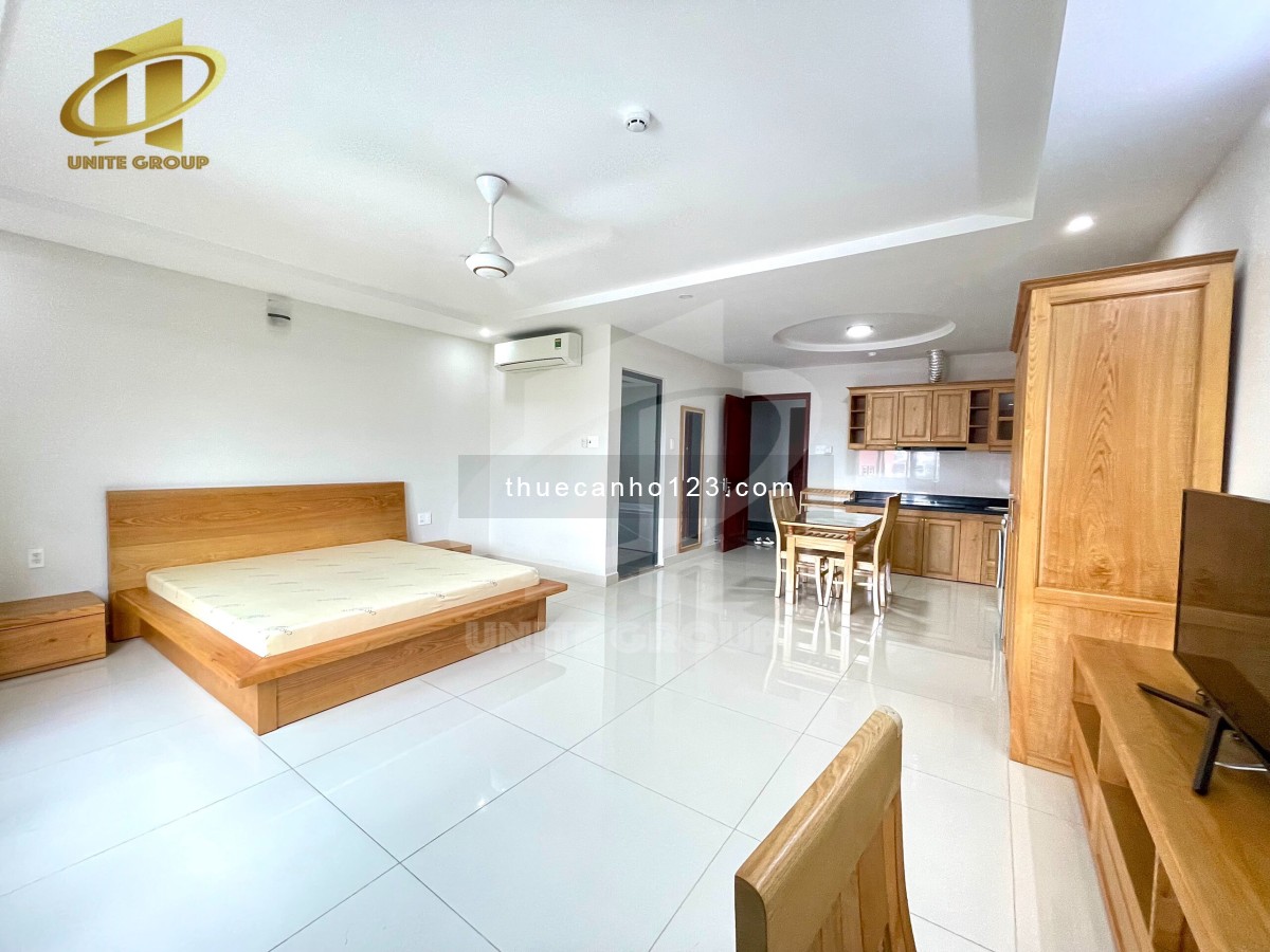 Studio 40m2 Khu Trung Sơn, Cầu Him Lam cửa sổ lớn Full nội thất gần Lotte Q7