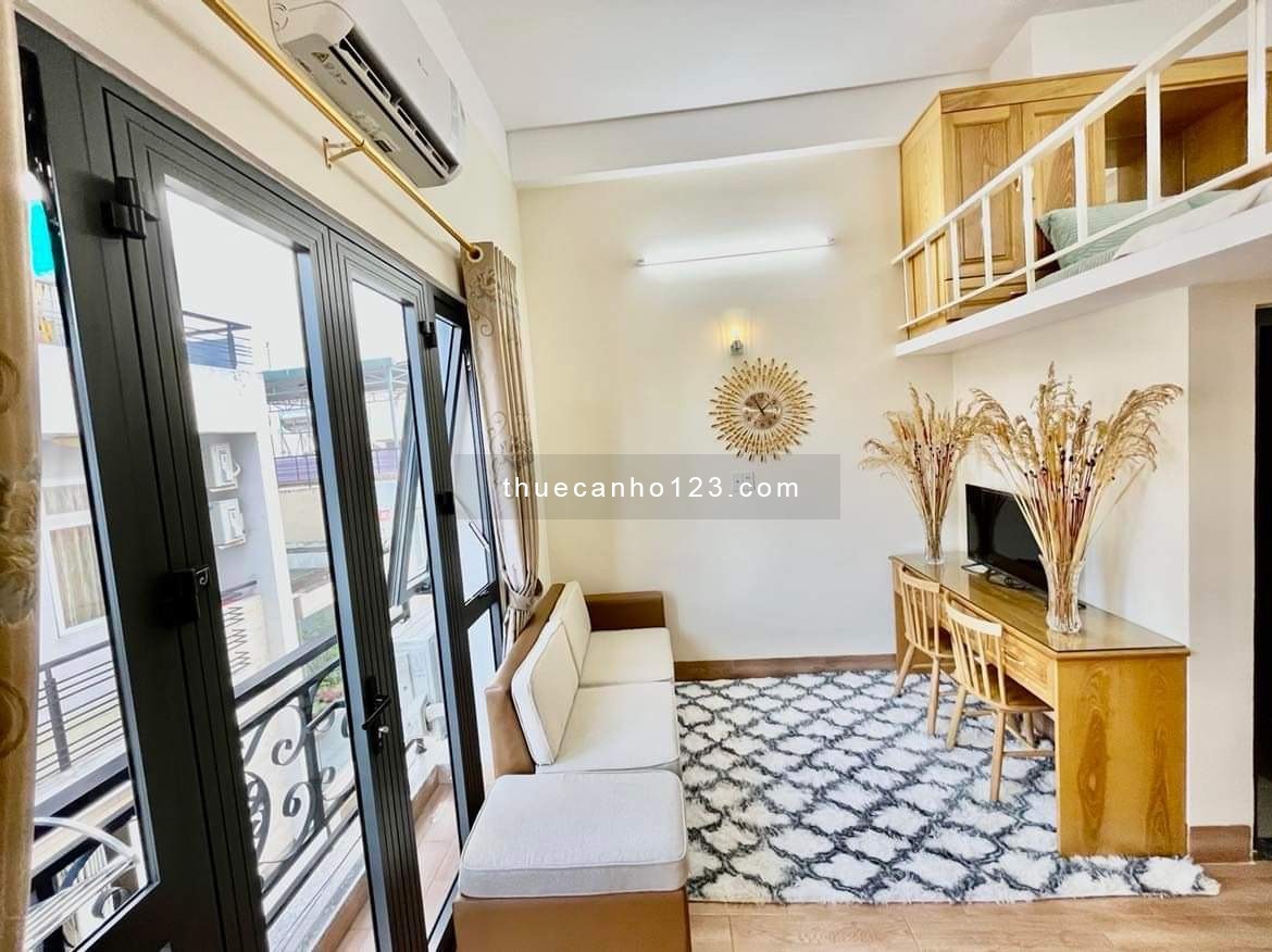 Căn Hộ Duplex Cao cấp, Có Bacon lớn  Máy giặt riêng