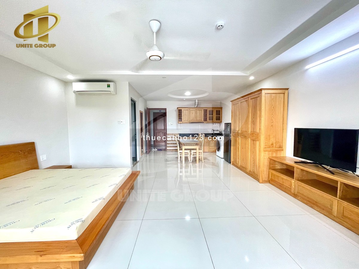 Căn hộ studio, 40m2, máy giặt, cửa sổ, full nội thất, Gần RMIT, TĐT Him Lam, Quận 7