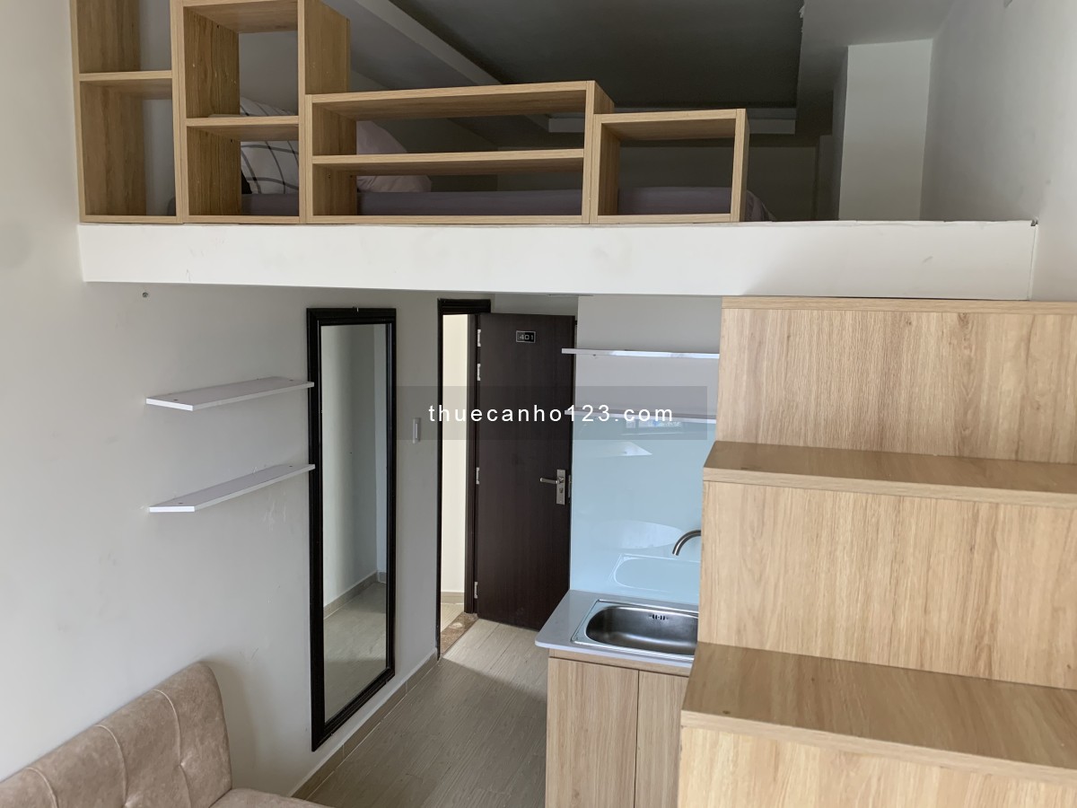 Q4 Căn hộ Duplex full nội thất, an ninh, sạch gần cầu Khánh Hội, ĐH Luật