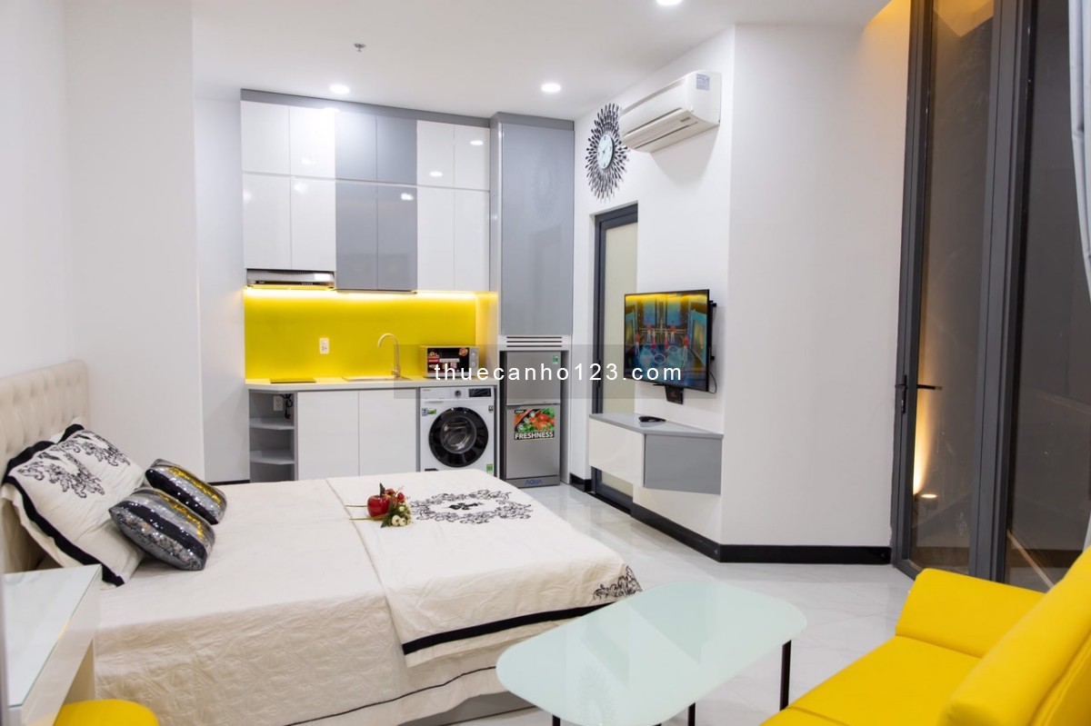 Căn hộ dịch vụ Full Nội thất Hiện Đại - Máy Giặt riêng - Có Ban công ngay Lotte Quận 7