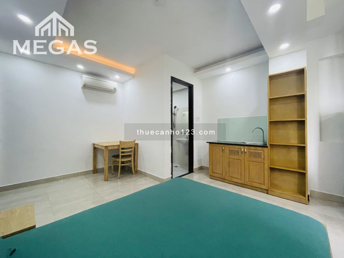 Căn hộ quận 3, Cửa sổ thoáng, Đủ nội thất, VX Dân Chủ, Giáp Bình Thạnh, NTMK, Quận 10