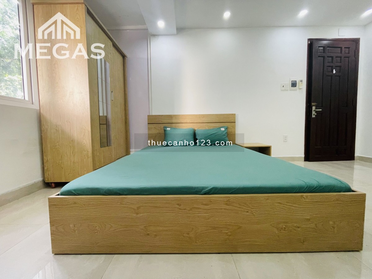 Căn hộ quận 3, Cửa sổ thoáng, Đủ nội thất, VX Dân Chủ, Giáp Bình Thạnh, NTMK, Quận 10