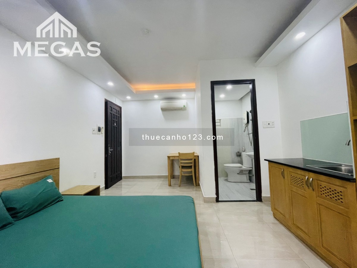 Căn hộ quận 3, Cửa sổ thoáng, Đủ nội thất, VX Dân Chủ, Giáp Bình Thạnh, NTMK, Quận 10