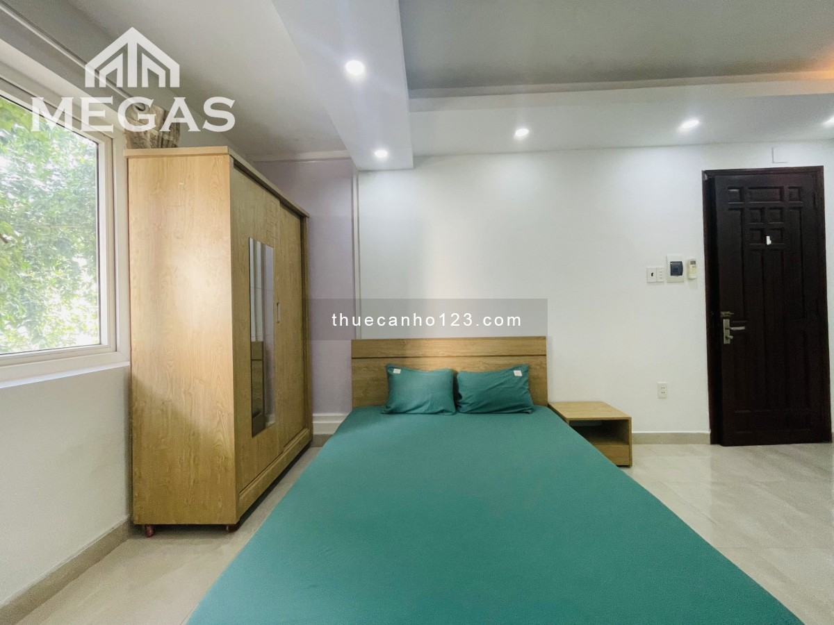 Căn hộ quận 3, Cửa sổ thoáng, Đủ nội thất, VX Dân Chủ, Giáp Bình Thạnh, NTMK, Quận 10