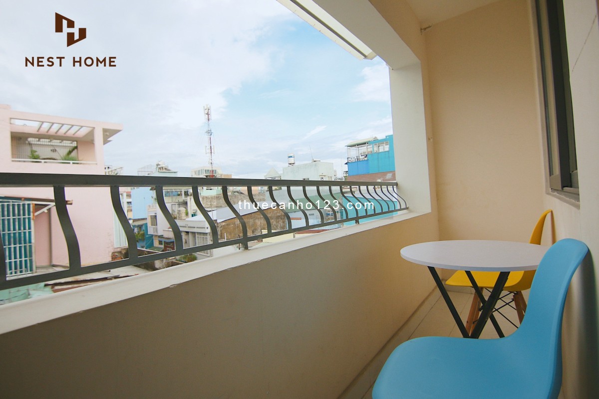 Căn hộ balcony 1pn, decor siêu đẹp ngay tại Bình Thạnh 