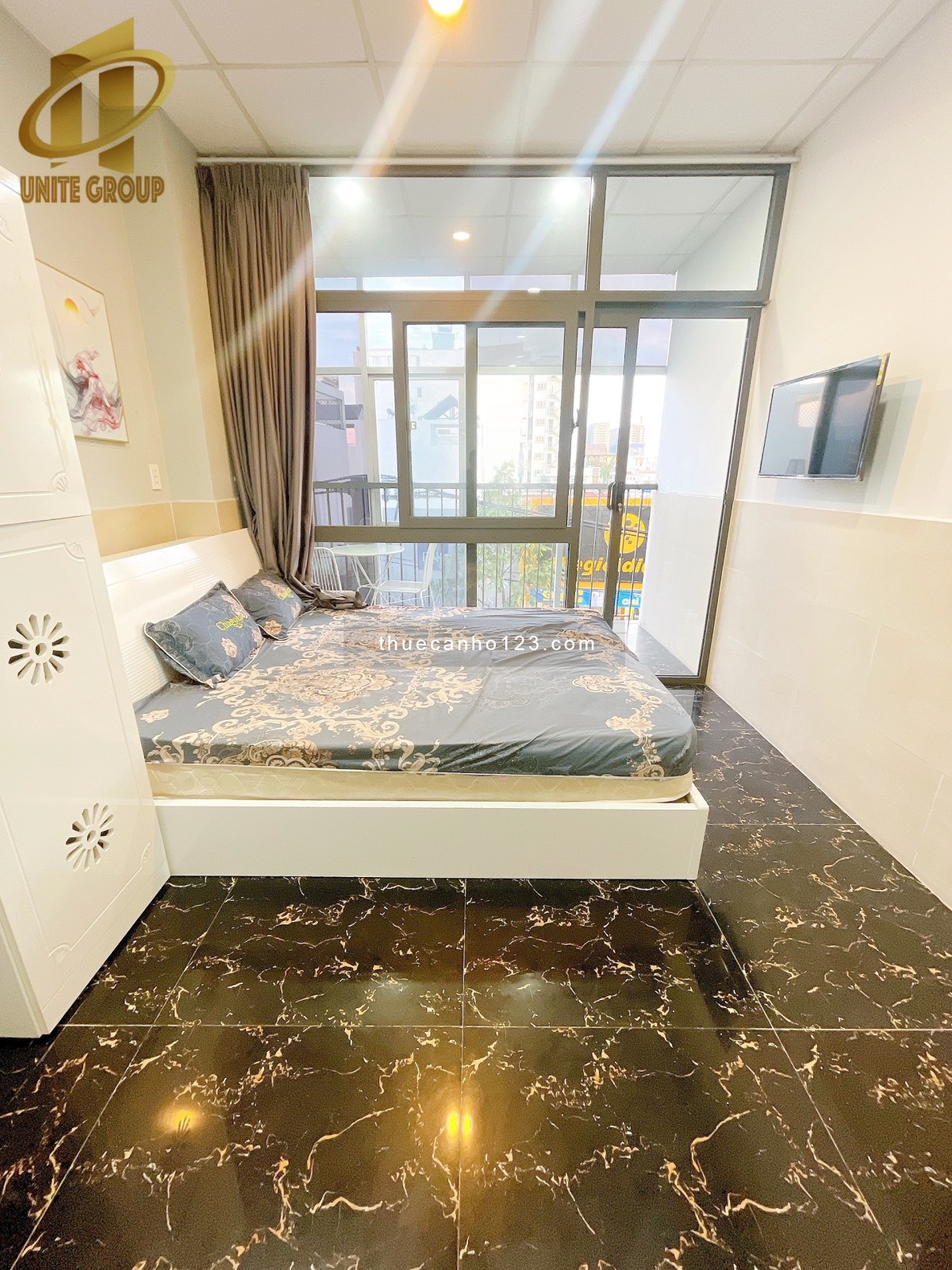 Studio quận 7 full nội thất, ban công rộng, thoáng, gần chợ Tân Mỹ, Vivo City