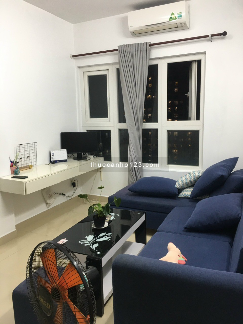 Cho thuê chung cư Saigonres Plaza, 2PN, 2WC, 70m2, Nội Thất Đầy Đủ