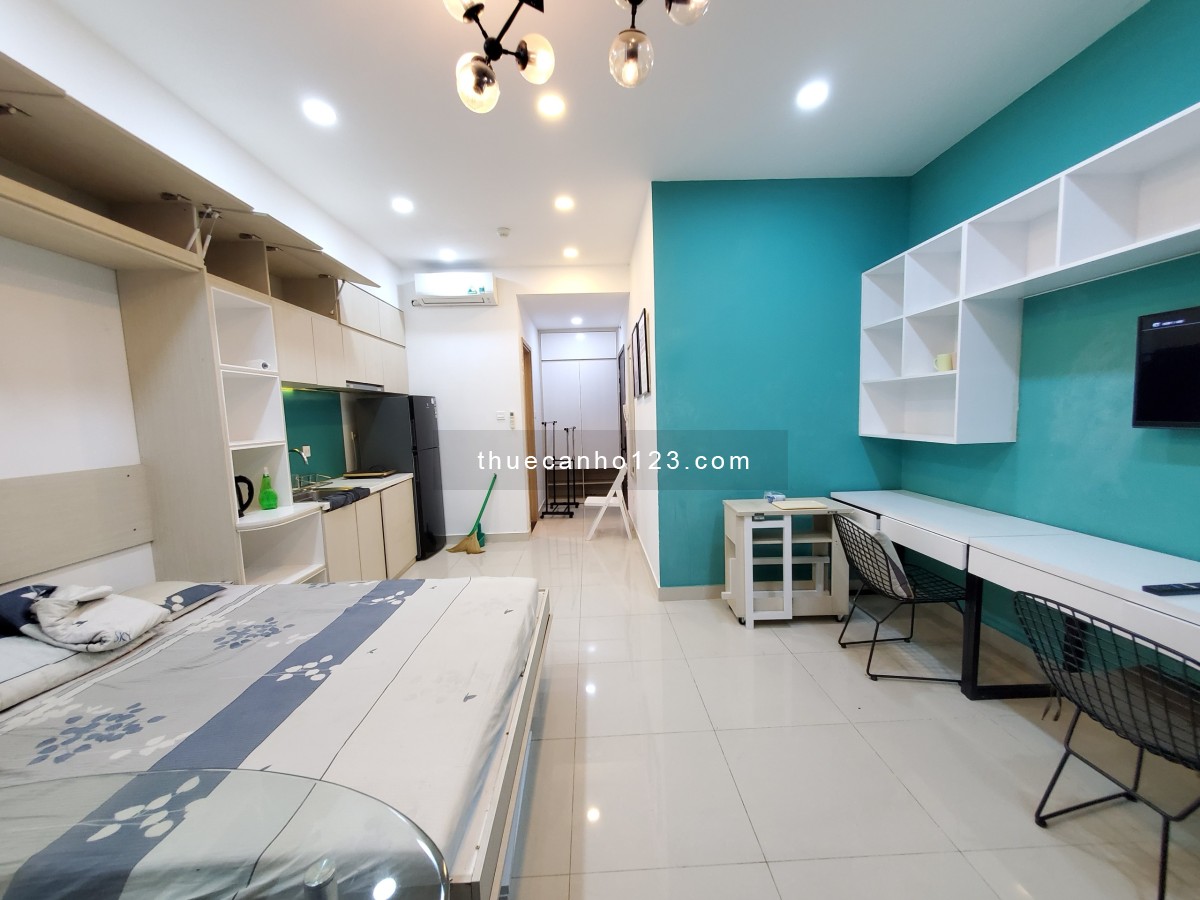 Căn Hộ Studio The Sun Avenue Cho Thuê Giá 9,5 Triệu, Nội Thất Full - 32m2