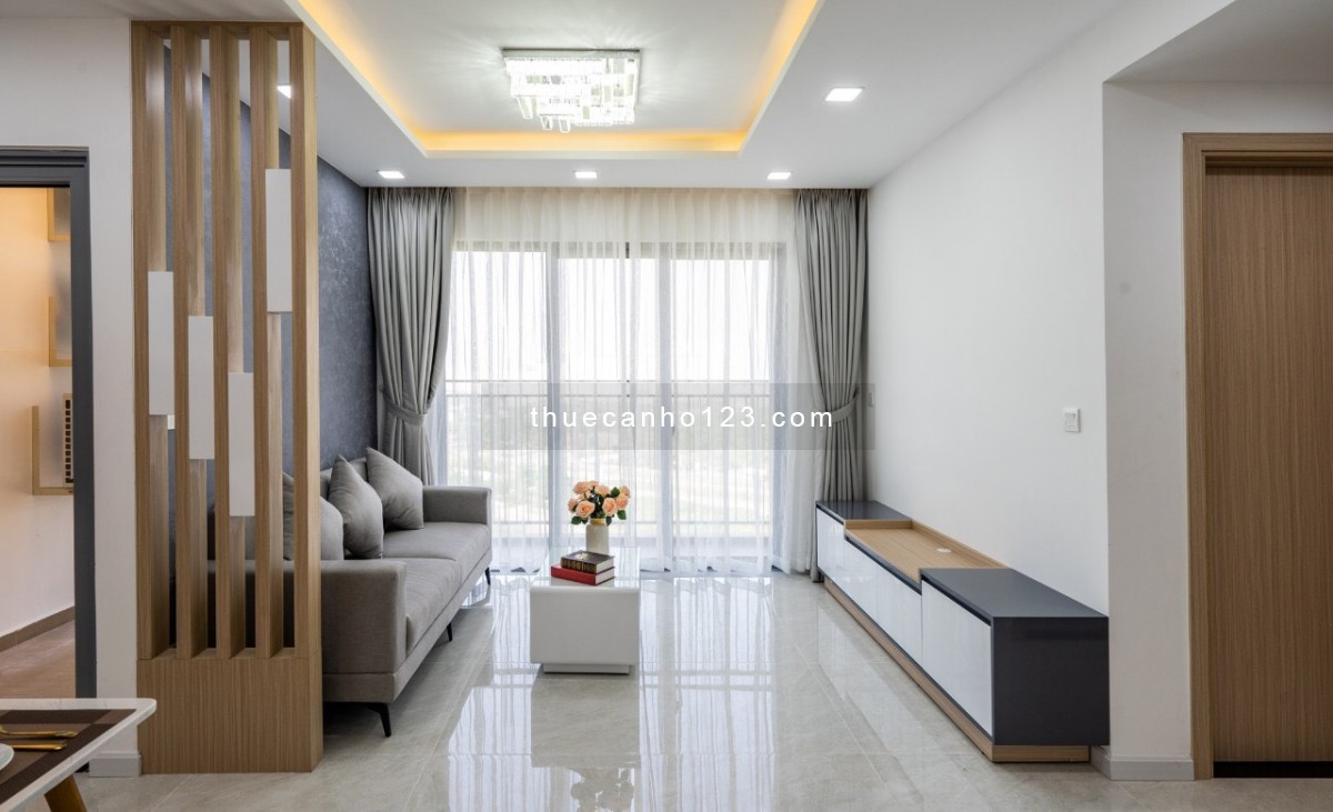 2PN 80m2 full nt cao cấp, Palm Heights - Tầng cao view sông landmark 81 giá thuê 16 triệu/tháng TL