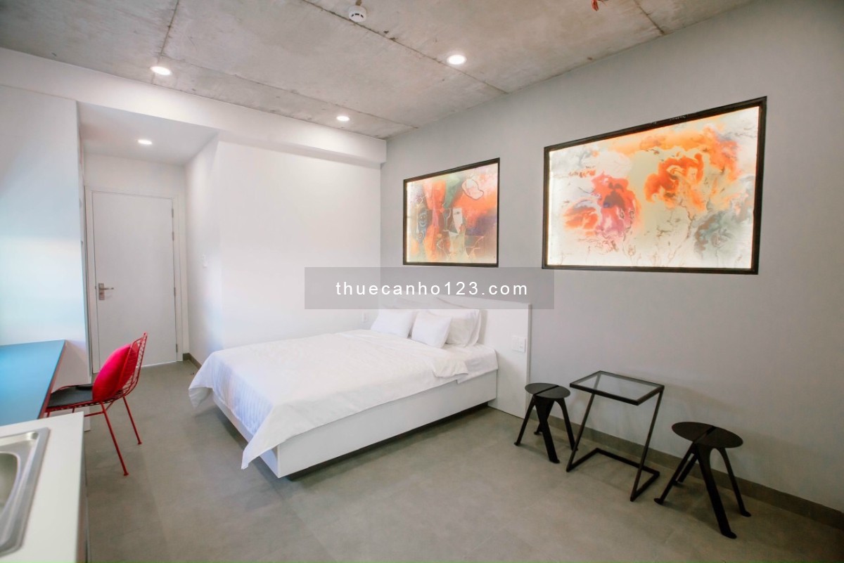 Căn hộ Studio full nội thất 40m2, gần phố đi bộ Nguyễn Huệ, cho nuôi pet, sạch sẽ an ninh