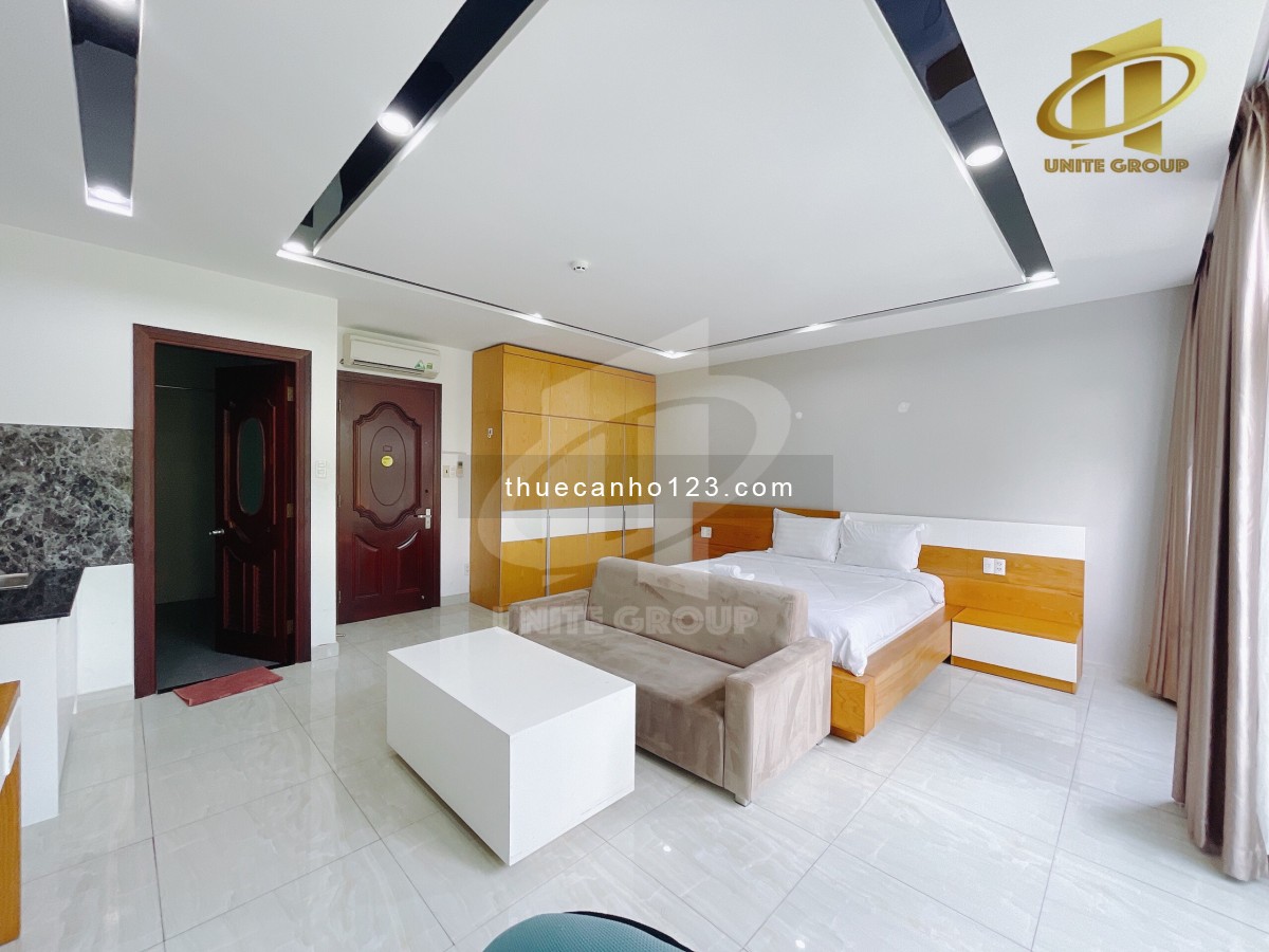 Q7 căn hộ Studio full nội thất sạch đẹp, ban công thoáng mát, gần TDTU, RMIT, SC Vivo City