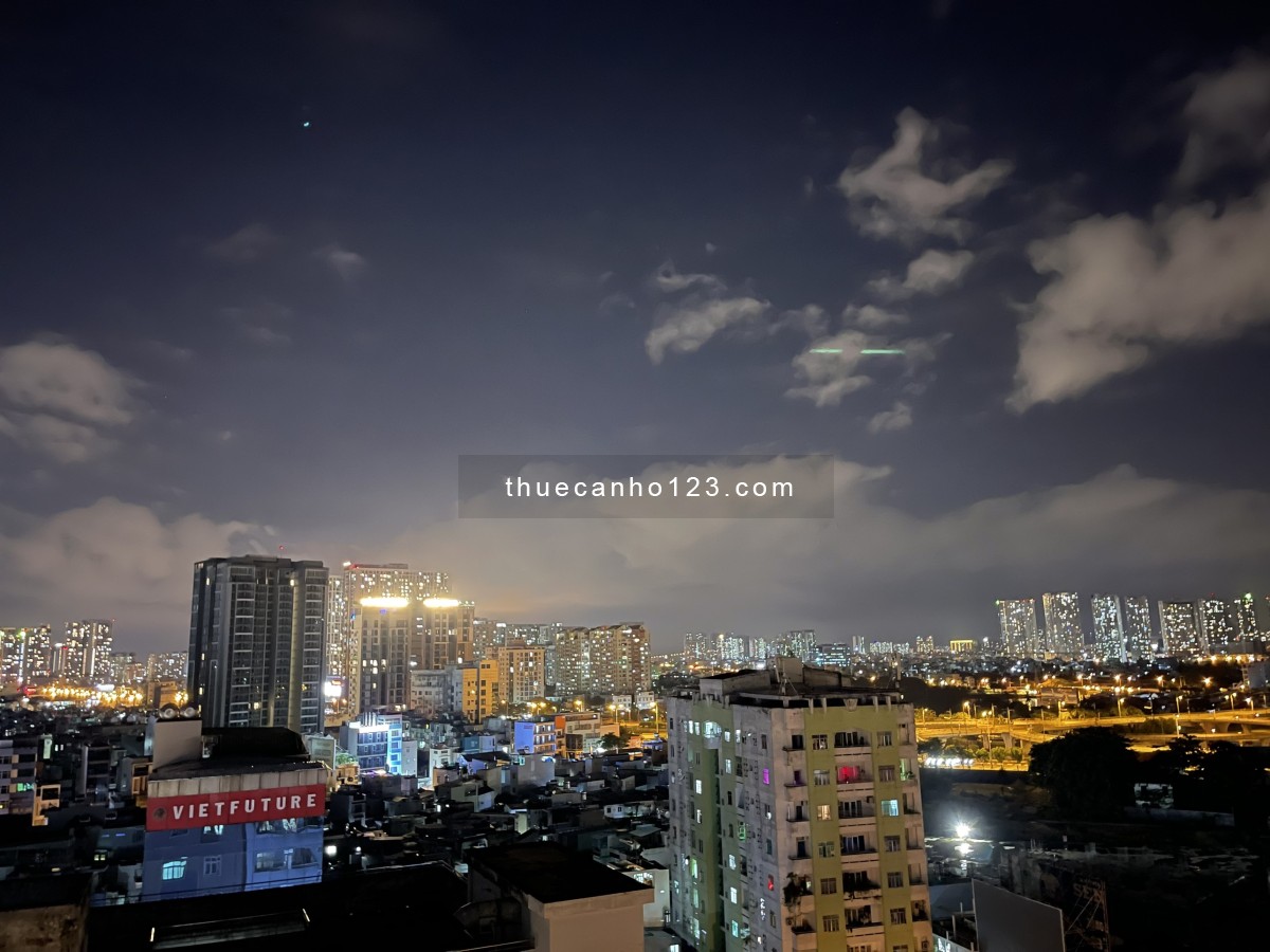 Cho thuê căn 1 phòng ngủ 44m2 tại 109 Nguyễn Biểu, 7.5 Triệu, Lầu 12, View Q1 Q4 có nội thất