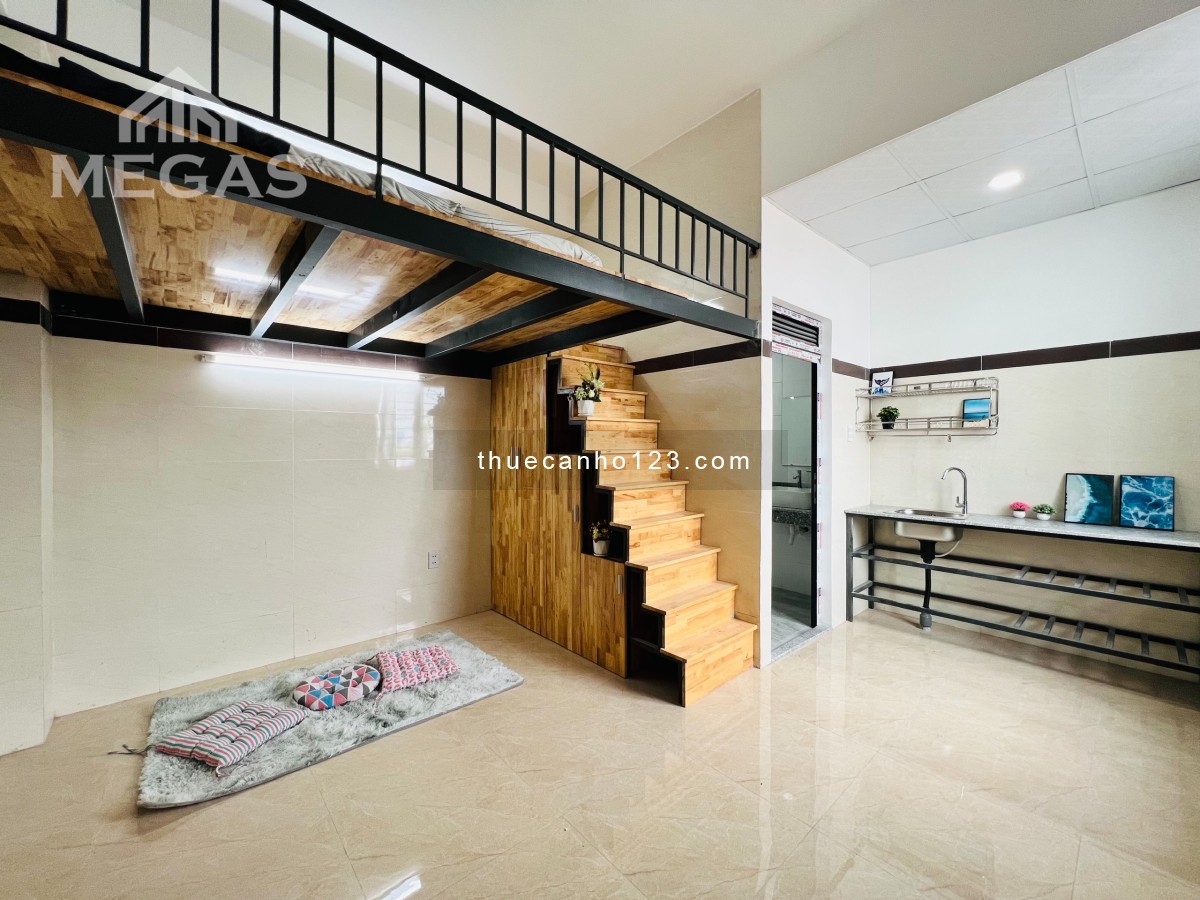 Căn hộ full nội thất gác cao 30m2 gần Lê Trọng Tấn