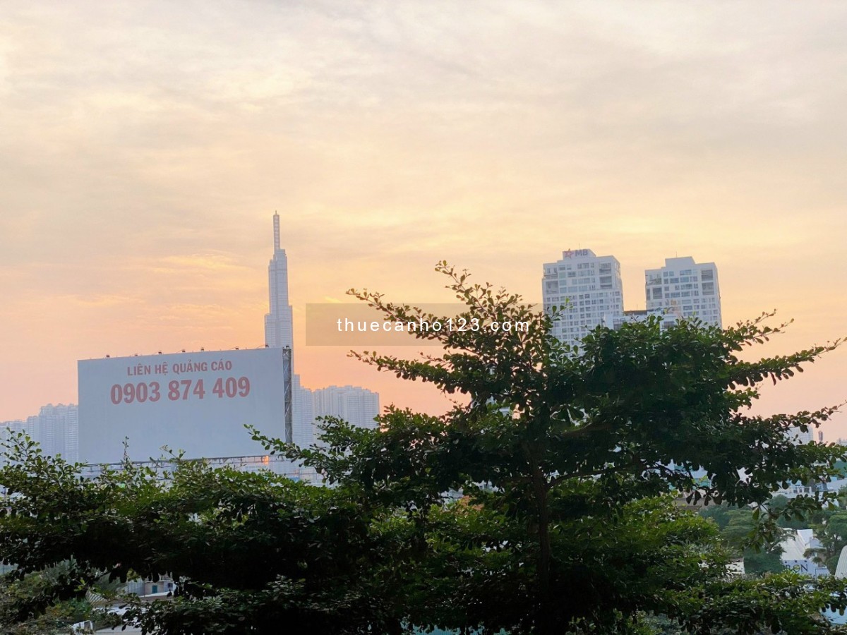 Cho thuê căn Masteri Thảo Điền, P. Thảo Điền, Quận 2diện tích 78m2, 2 pn, 2 wc, full nội thất