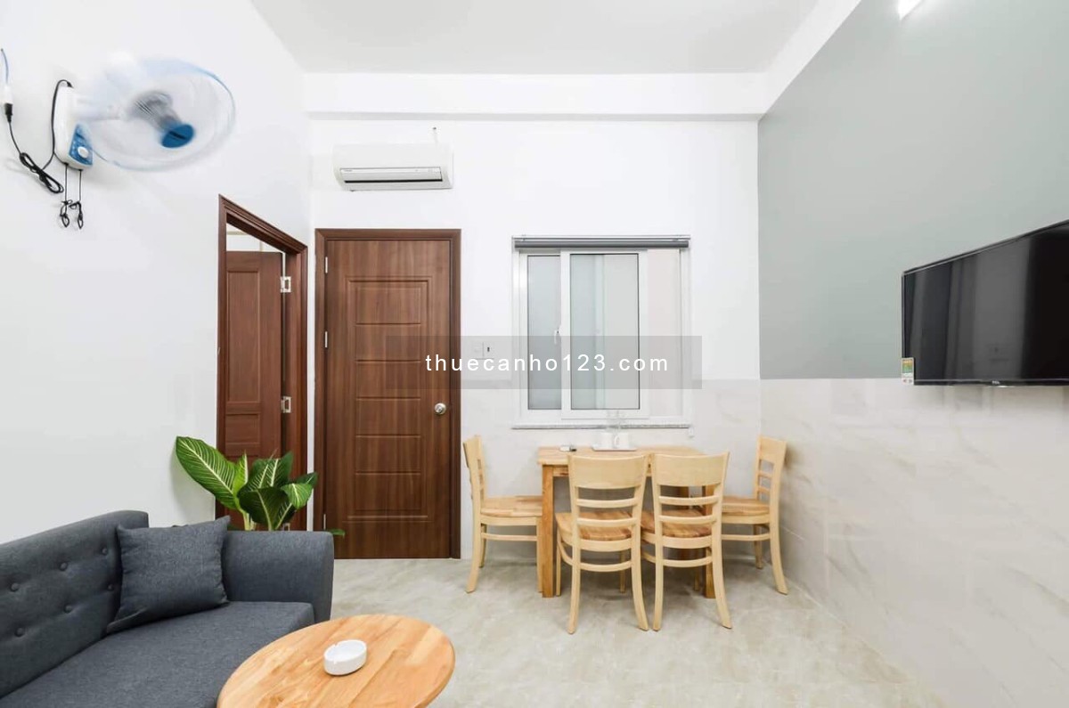 Cho thuê căn studio, duplex, 1 pn - bếp riêng, full nội thất mới, đối diện Etown Cộng Hòa