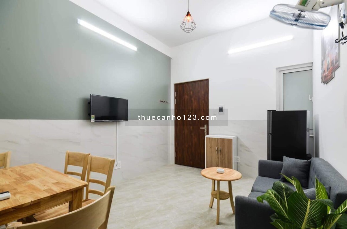 Cho thuê căn studio, duplex, 1 pn - bếp riêng, full nội thất mới, đối diện Etown Cộng Hòa