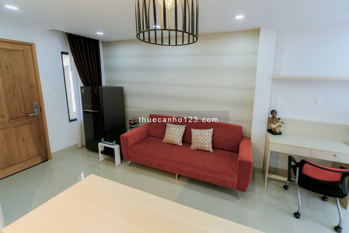 Căn hộ studio cao cấp full nội thất Quận 1, sạch đep, sáng gần nhà thờ Cầu Kho, đh Văn Lang Cs1